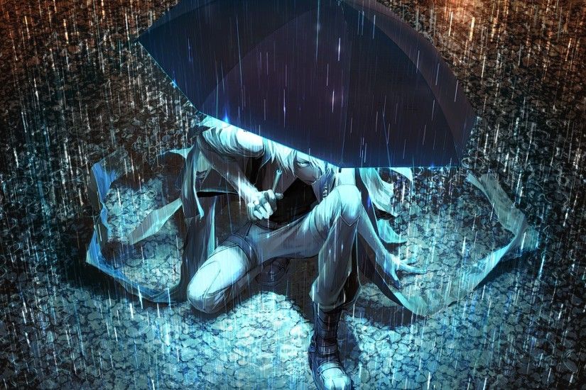 Sad Anime Girl | Sad Anime Girl in the rain, Anime Wallpapers HD .