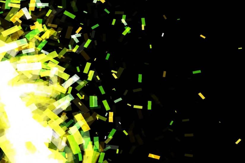 Square Vj Green & Yellow Black Background ANIMATION FREE FOOTAGE HD