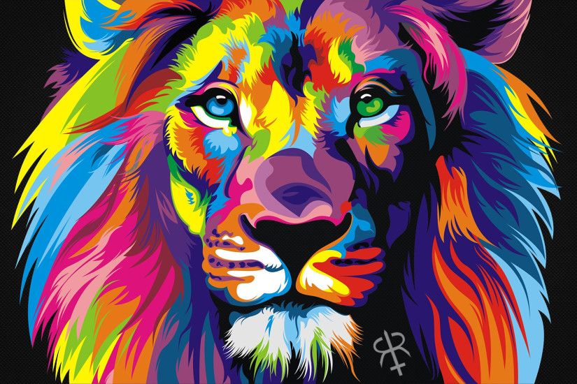 Animal - Artistic Lion Wallpaper