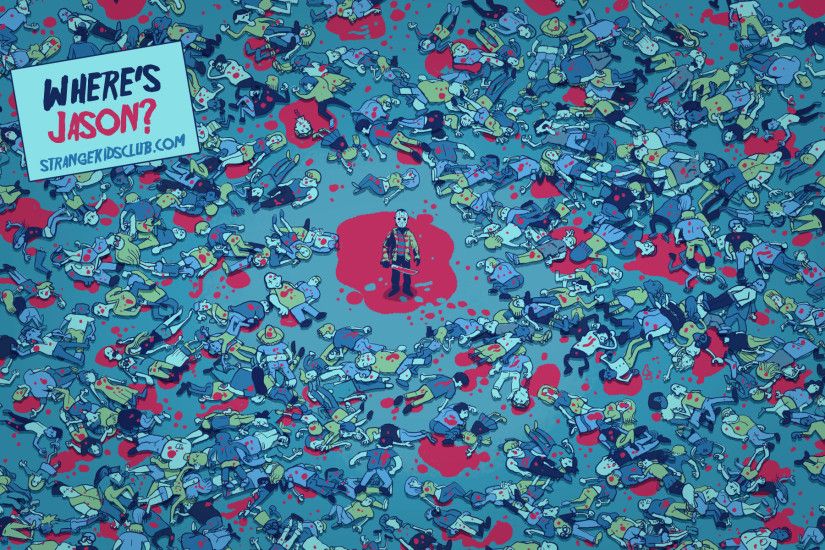 FREE 'Where's Jason?' Wallpaper by Glen Brogran to Celebrate Friday the 13th