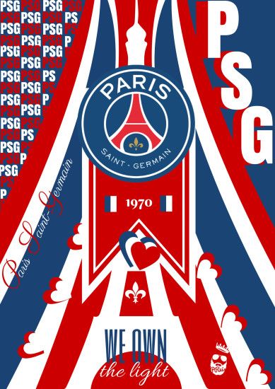 PSG - We own the night Paris Saint Germain Fc, Soccer Logo, Neymar,