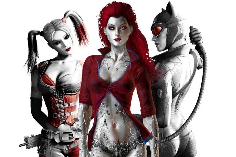 GOTHAM-CITY-SIRENS d-c dc-comics catwoman poison ivy harley quinn superhero  gotham