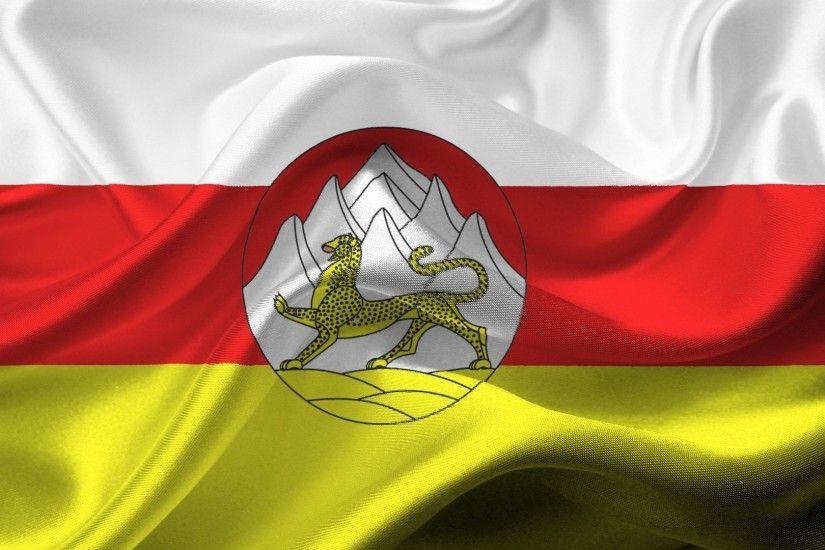 Flag of South Ossetia wallpaper
