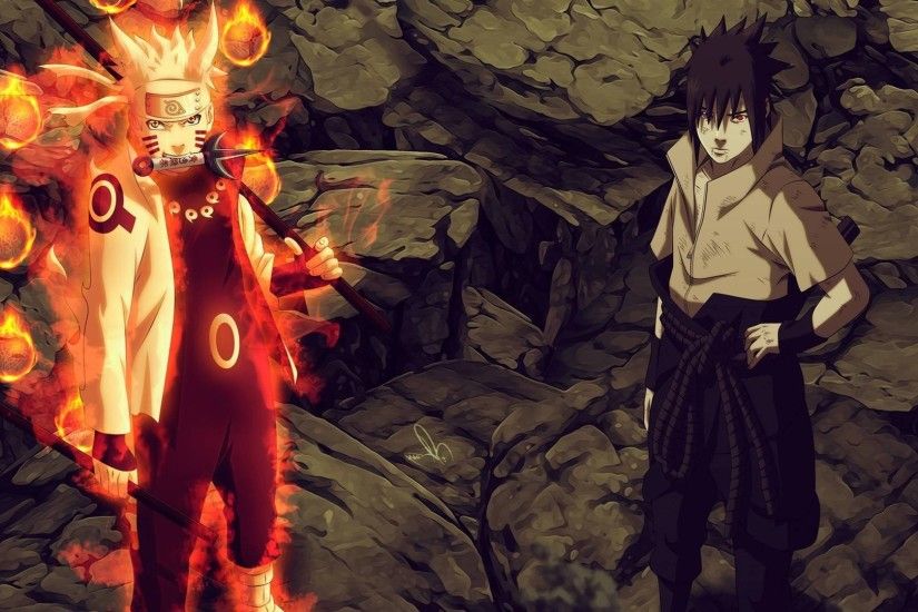 Naruto and Sasuke wallpaper background