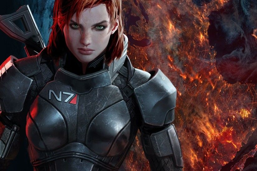 Commander Shepard Earth FemShep Mass Effect 3 N7