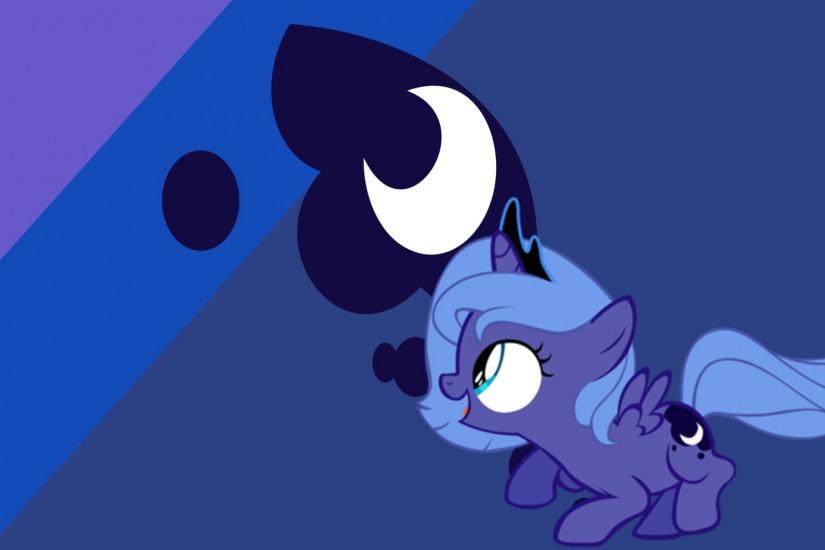Filly Princess Luna Wallpaper - by Ponyphile