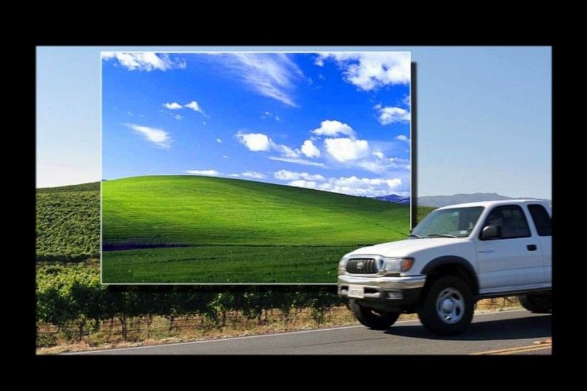 The Windows XP Background is real! Picture Proof!