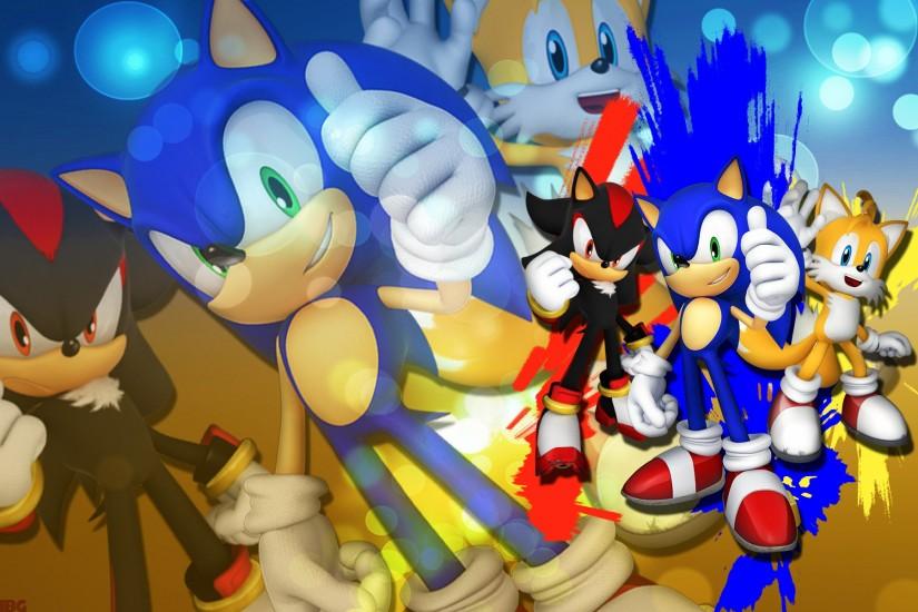 Sonic and Shadow HD Background Wallpapers