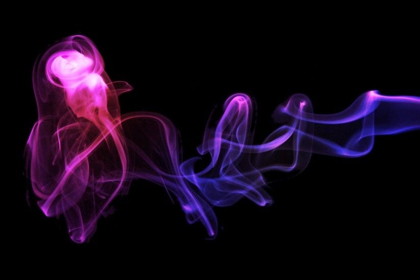... fractal neon smoke wallpaper - http://www.hdofwallpapers.com .