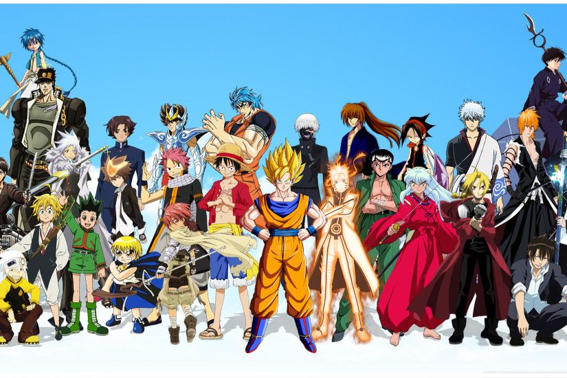 Anime - Crossover Jojo's Bizarre Adventure One Piece KatekyÅ Hitman Reborn!  The Seven Deadly Sins