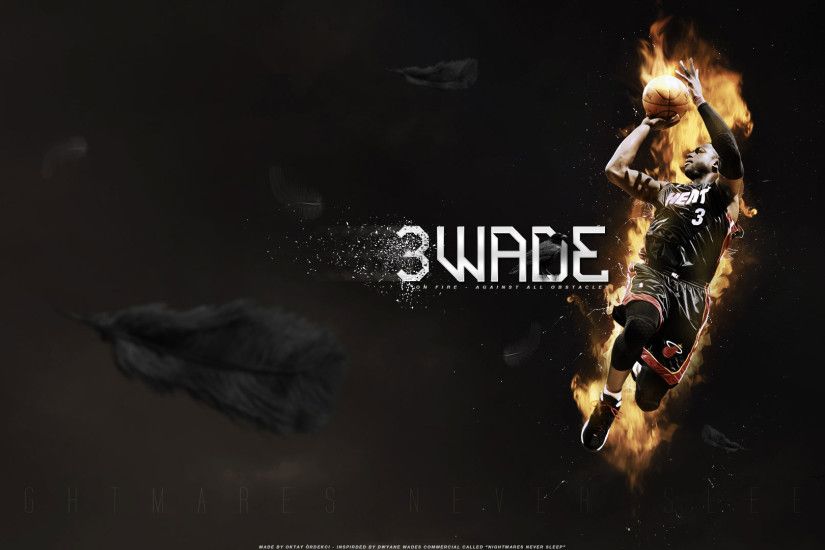Dwayne Wade Wallpaper - Heat Number 3, Super Leader of Miami Heat!