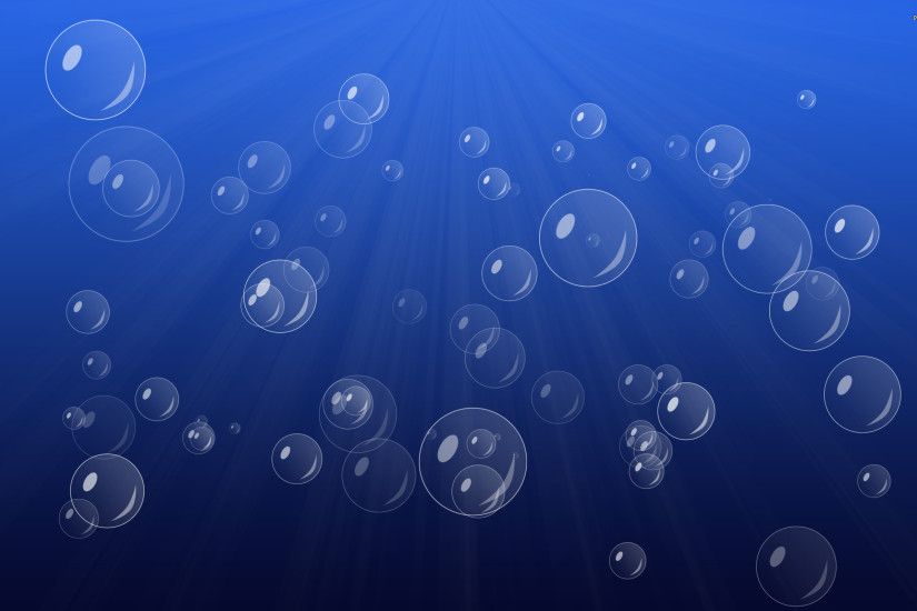 Blue Bubble Waves Wallpaper 7 - 2560 X 1600