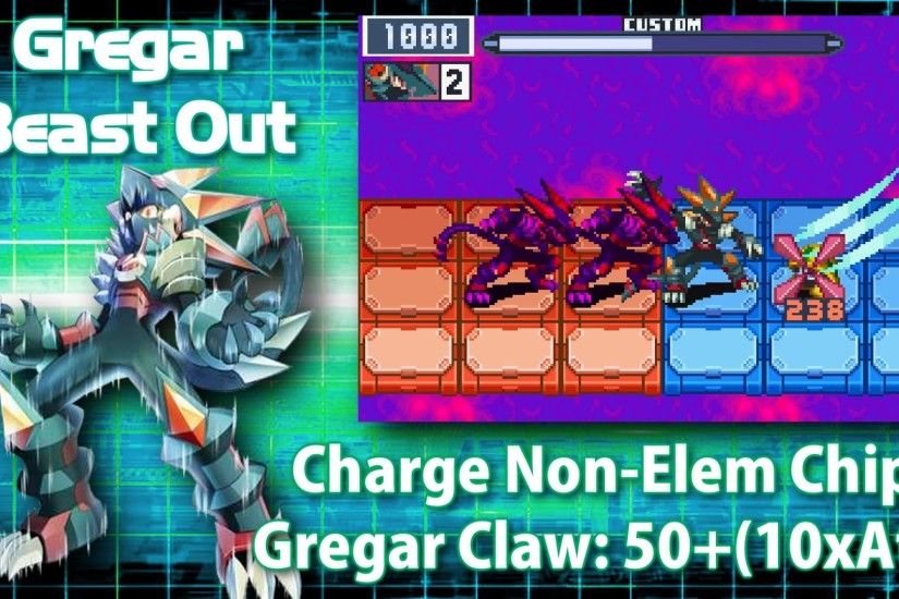 Mega Man Battle Network 6: Gregar Crosses & Beasts in 3 Minutes - YouTube
