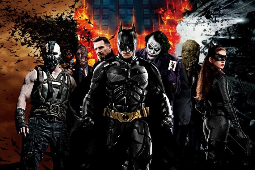 Batman Bane Joker catwoman wallpaper link - Direct download .