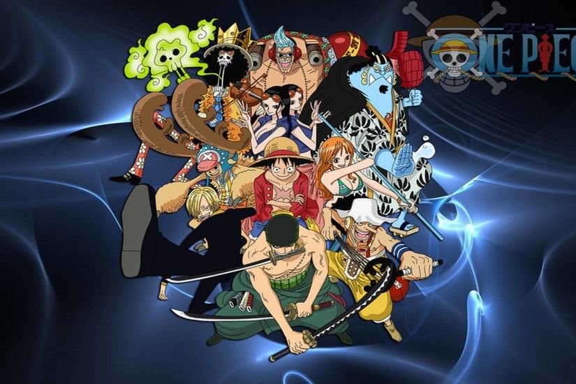 One Piece Luffy And Crew Background For Computer | Cartoons Images