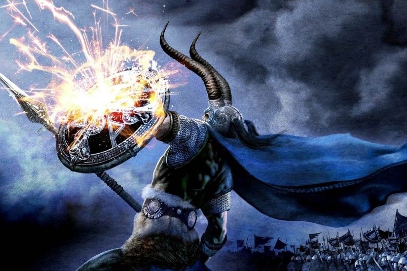 Music Metal Amon Amarth Vikings Heavy Horns Loki Spears Shields