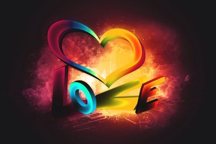 I Love You Heart Wallpaper 3D 7 | Wallpapers | Pinterest .