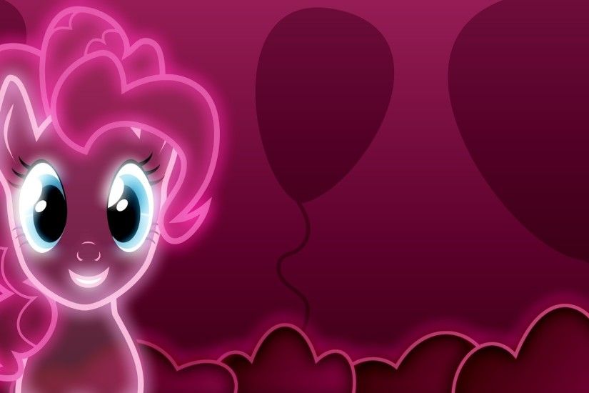 Neon pink Pinkie Pie - My Little Pony wallpaper 1920x1080 jpg