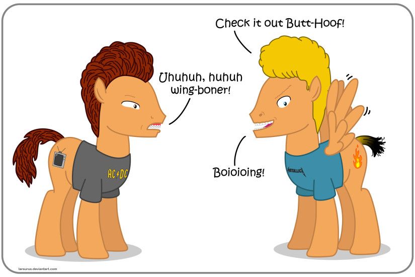 soranan2 28 4 Hayvis and Butt-Hoof - Comic by Larsurus