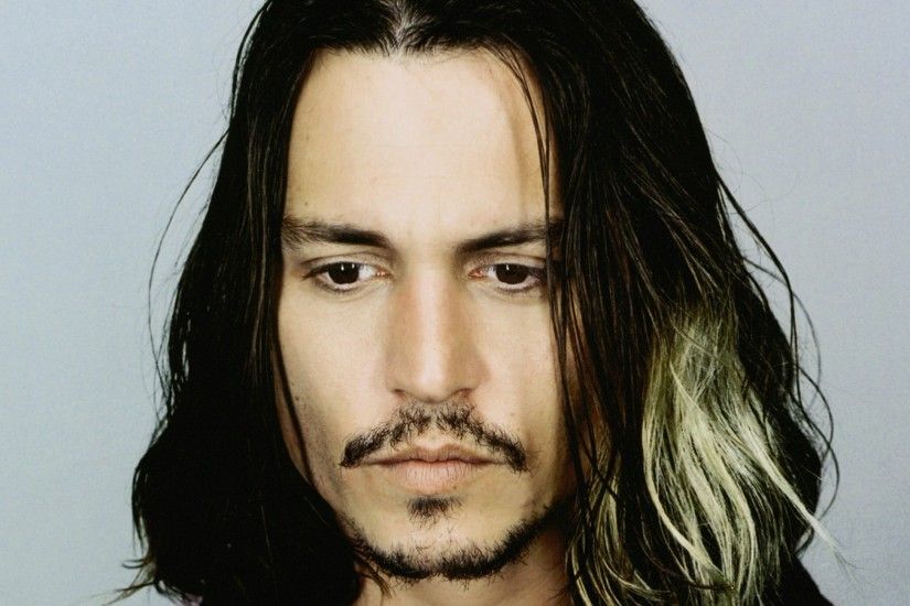 Preview wallpaper johnny depp, eyes, brown hair, dyed, long-haired 3840x2160