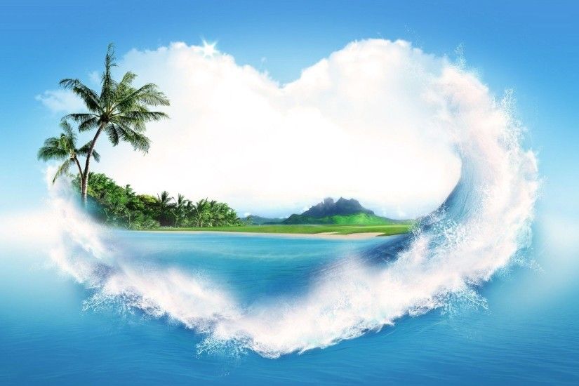 Love nature 3D looks wide wallpapers