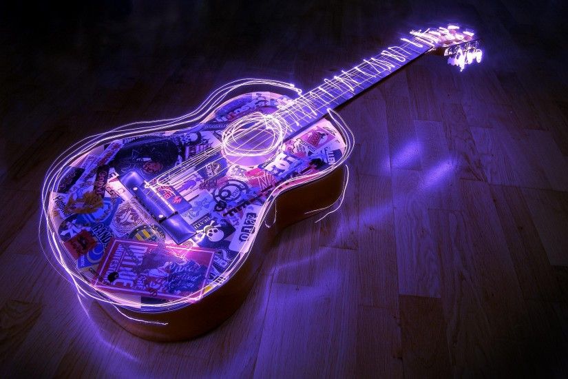 Neon Lights Guitar