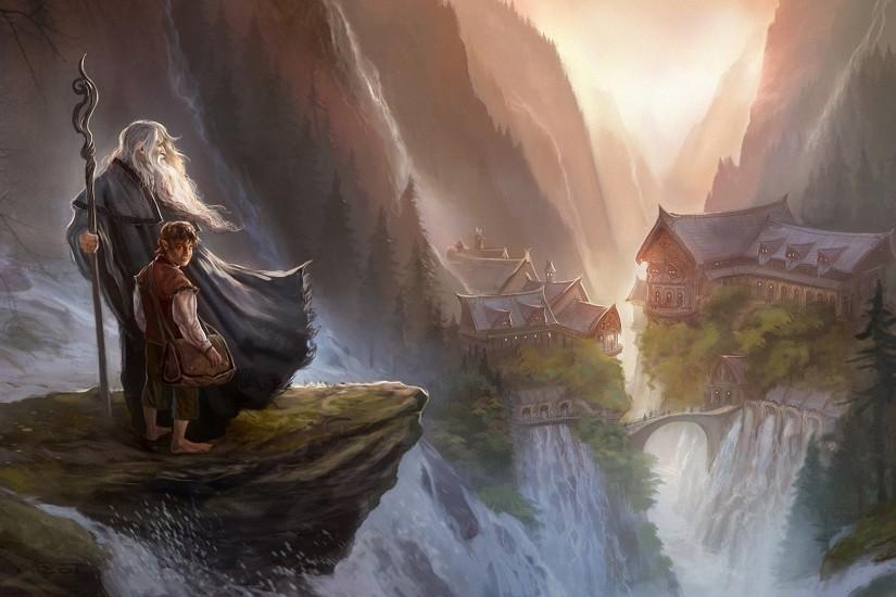 The Lord Of The Rings, Gandalf, The Hobbit, Imladris, Rivendell Wallpaper HD