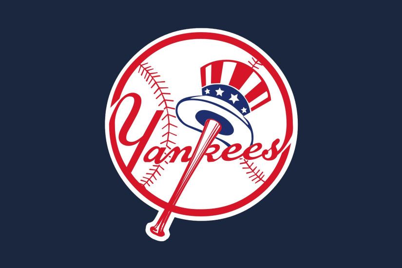 mlb new york yankees ball and american hat logo