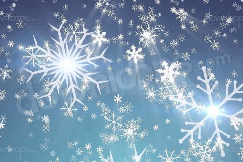 Snowy 1 - Snow / Christmas Video Loop / Animated Motion Background .