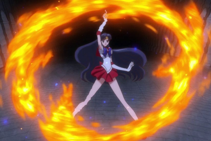 Sailor Mars! ("Rei –Sailor Mars–" - Sailor Moon Crystal S01E03