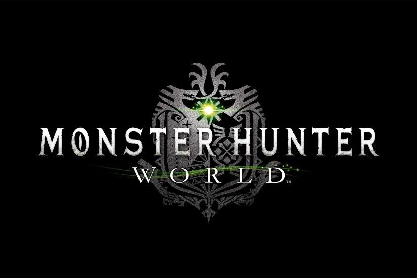 Monster Hunter World 2018 Game Logo 4K Wallpaper