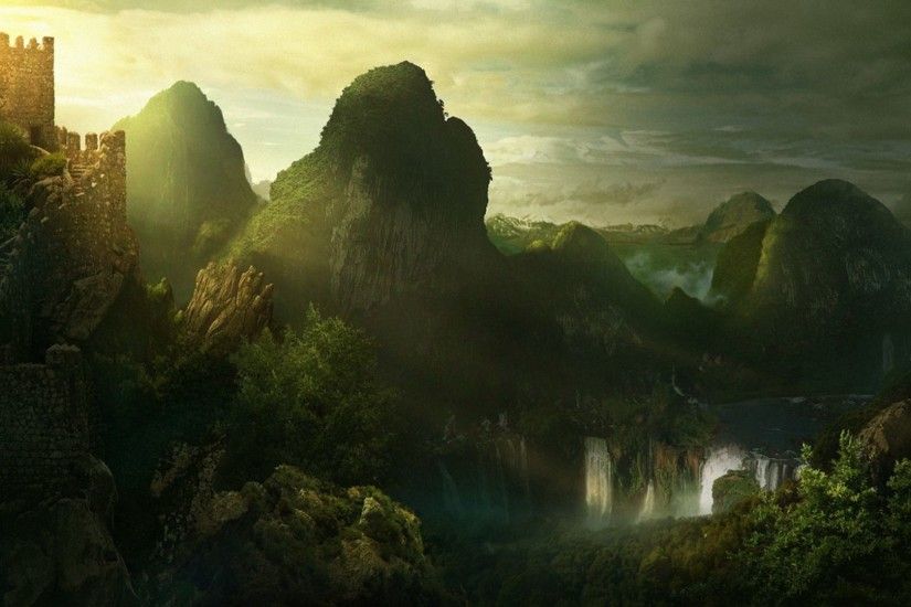 Fantasy - Landscape Sensual Beautiful Fantasy Wallpaper