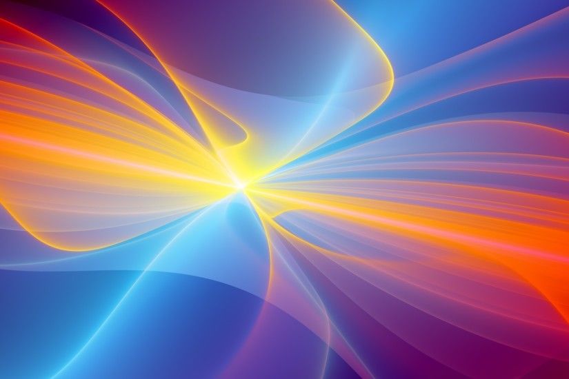 Abstract - Colors Abstract Yellow Blue Purple Orange Wallpaper
