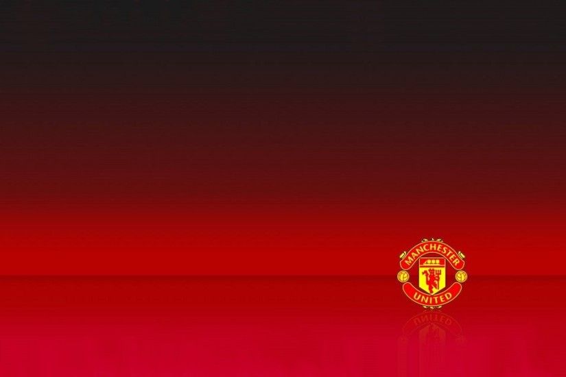 logo manchester united wallpaper simple