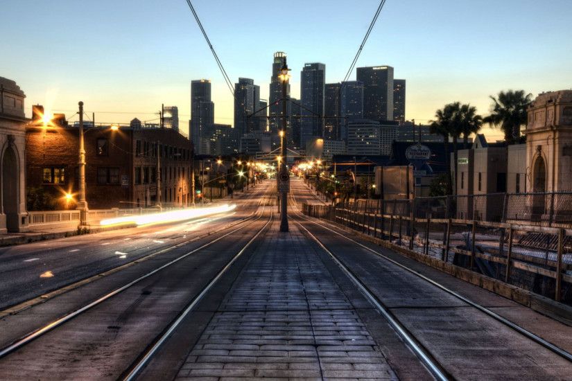 Los Angeles Train Tracks iPad