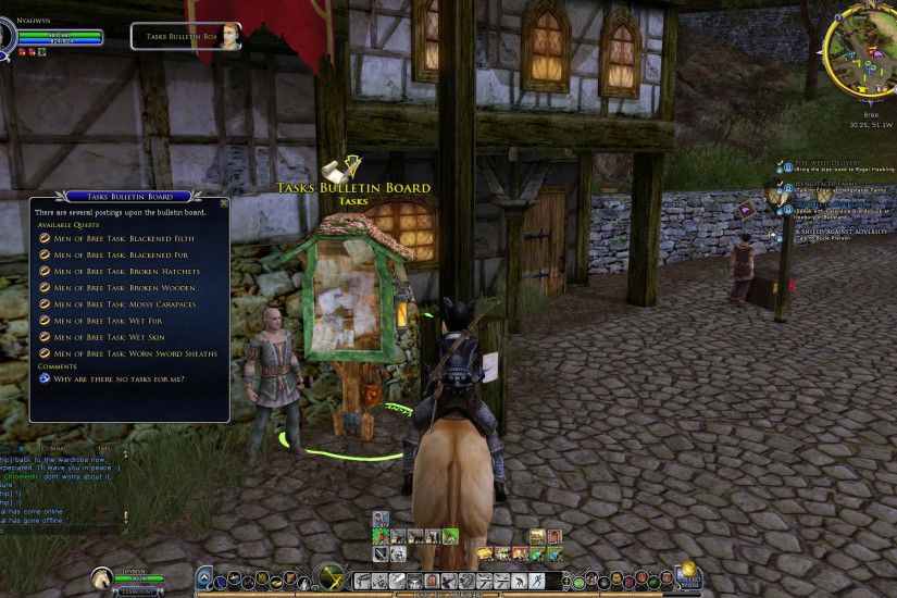To gain reputation with the “Men of Bree” (also includes Women, by the  way), you need to complete local missions – and do tasks. If you're a LOTRO  Beginner ...