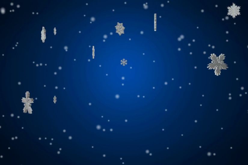 Snowflake Holiday Animation on Blue Background Motion Background -  VideoBlocks