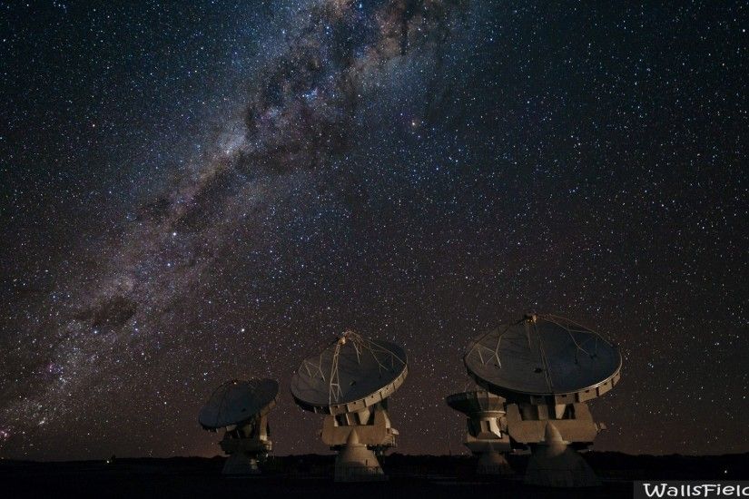 Radiotelescopios - http://wallsfield.com/radiotelescopios-hd-wallpapers/ Â· Milky  WayHd ...