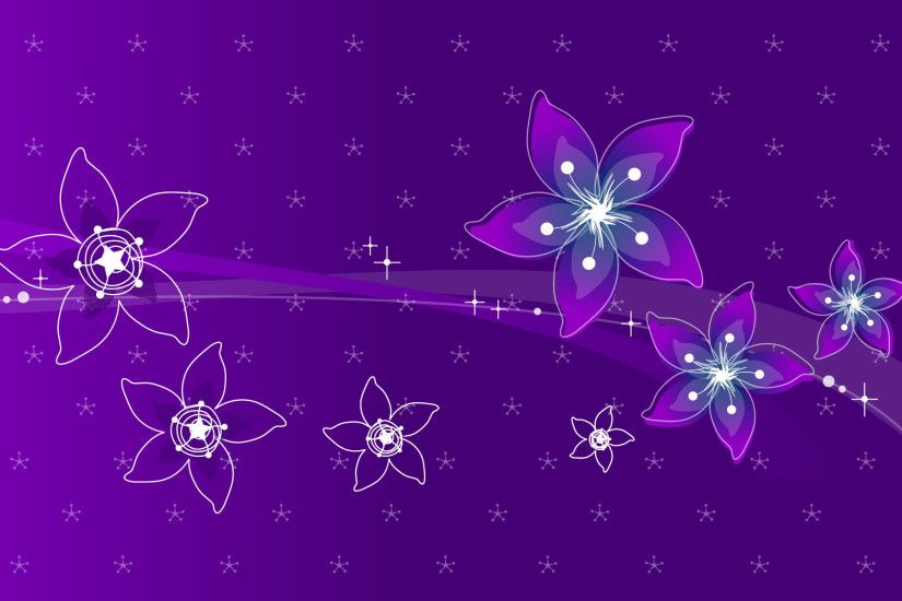 Purple Flowers Background wallpaper