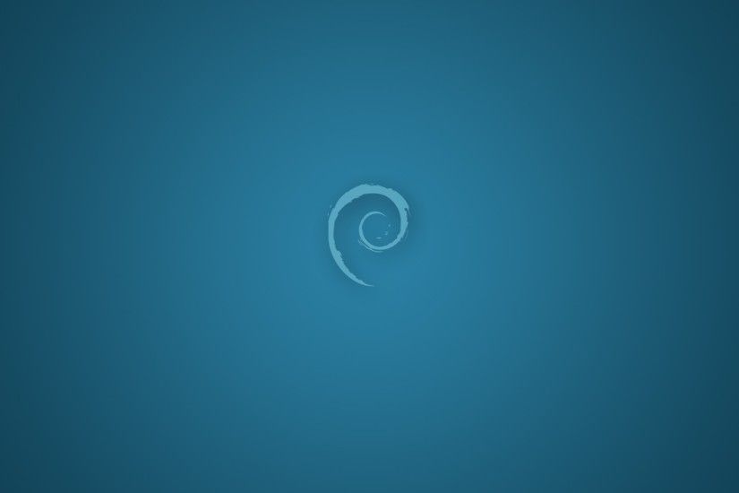Debian, Minimalism, Simple, Blue, Linux, Unix, Operating systems