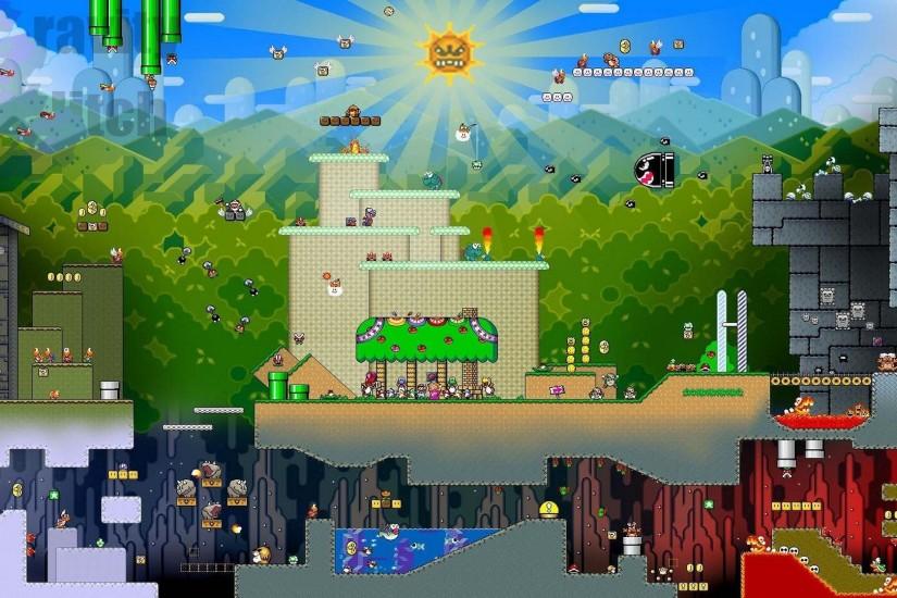 Super Mario World HD Pulchritudinous Wallpaper.