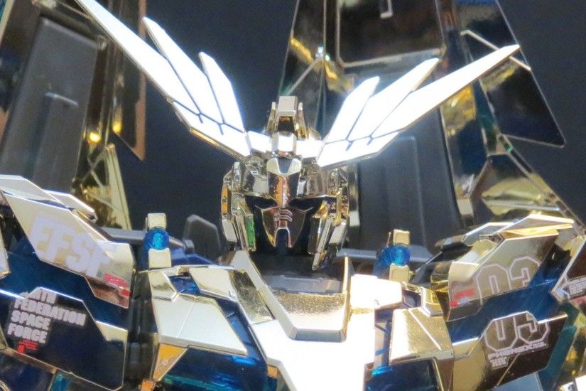 MG Phenex (1: Unbox) Gundam UC Unicorn 03 from One of Seventy-Two Gold  gunpla model review ã¬ã³ãã© - YouTube