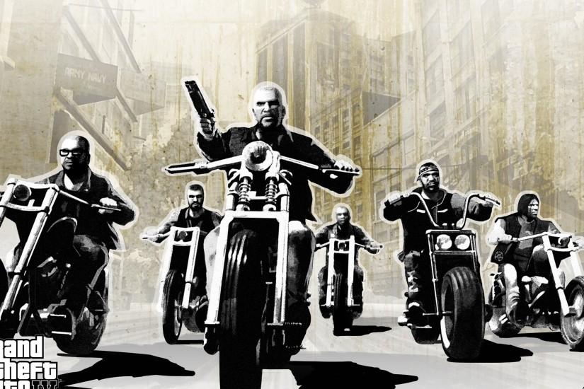 Preview wallpaper gta, grand theft auto 4, the lose and damned, motorcycle,