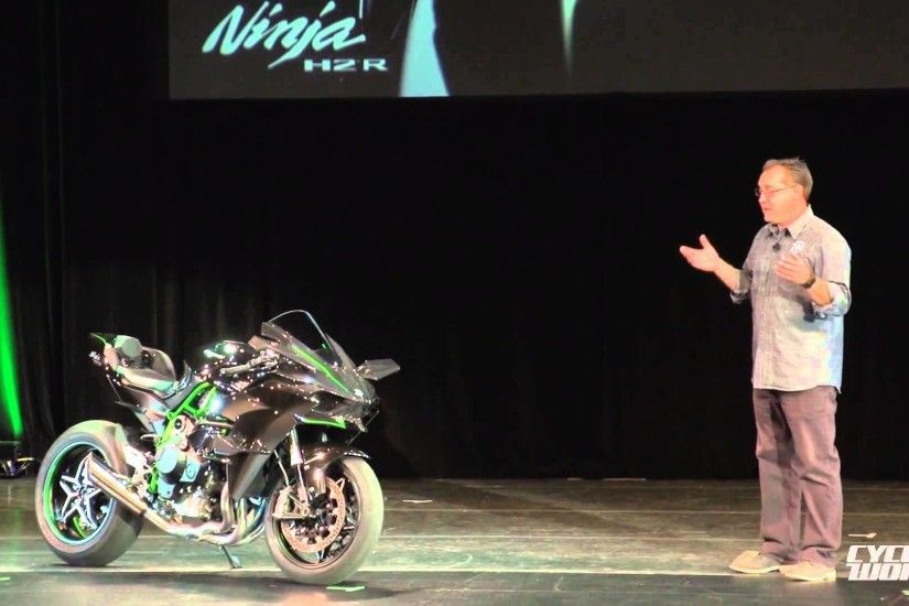 Kawasaki Ninja H2R Superbike Presentation Video From AIMExpo 2014 - YouTube