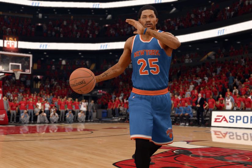 Derrick Rose on the New York Knicks in NBA Live 16