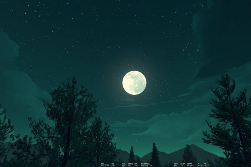 a scenery from Firewatch made by Sivasuthan Dhayalan