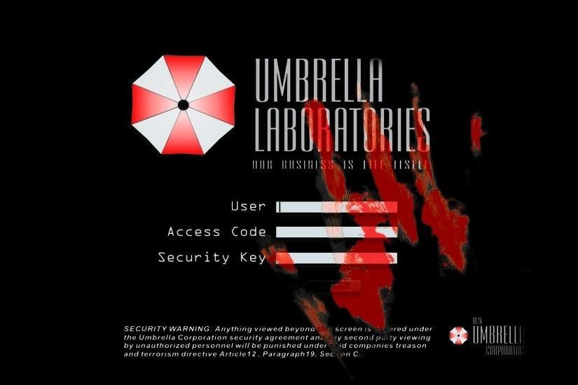 Download 1920x1080 Resident evil umbrella corp 1920x1080 .