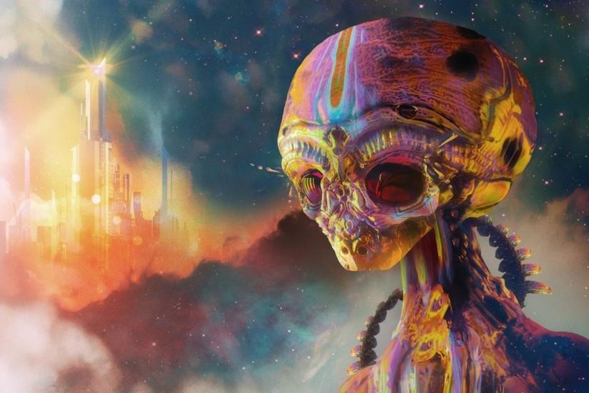alien stranger alien background