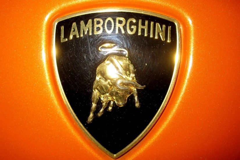 Lamborghini logo 4k HD Wallpaper