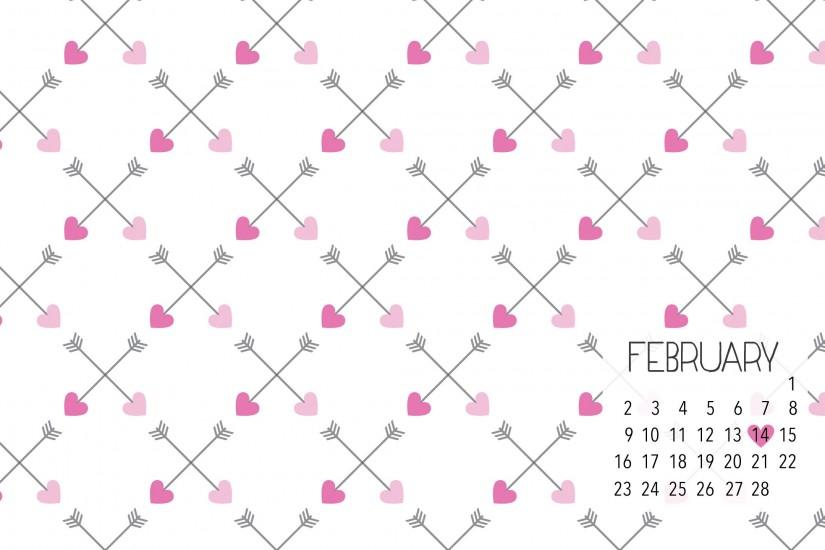 February Free Desktop Wallpaper.